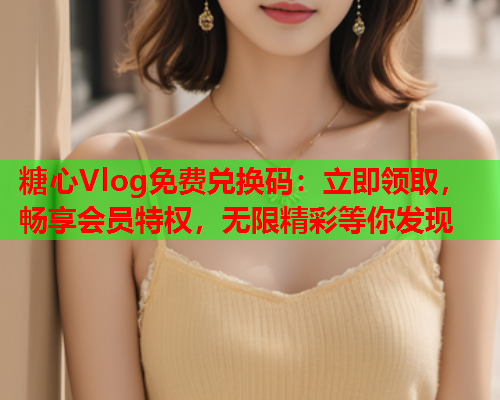 糖心Vlog免费兑换码：立即领取，畅享会员特权，无限精彩等你发现